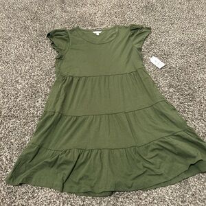 Green t shirt Dress